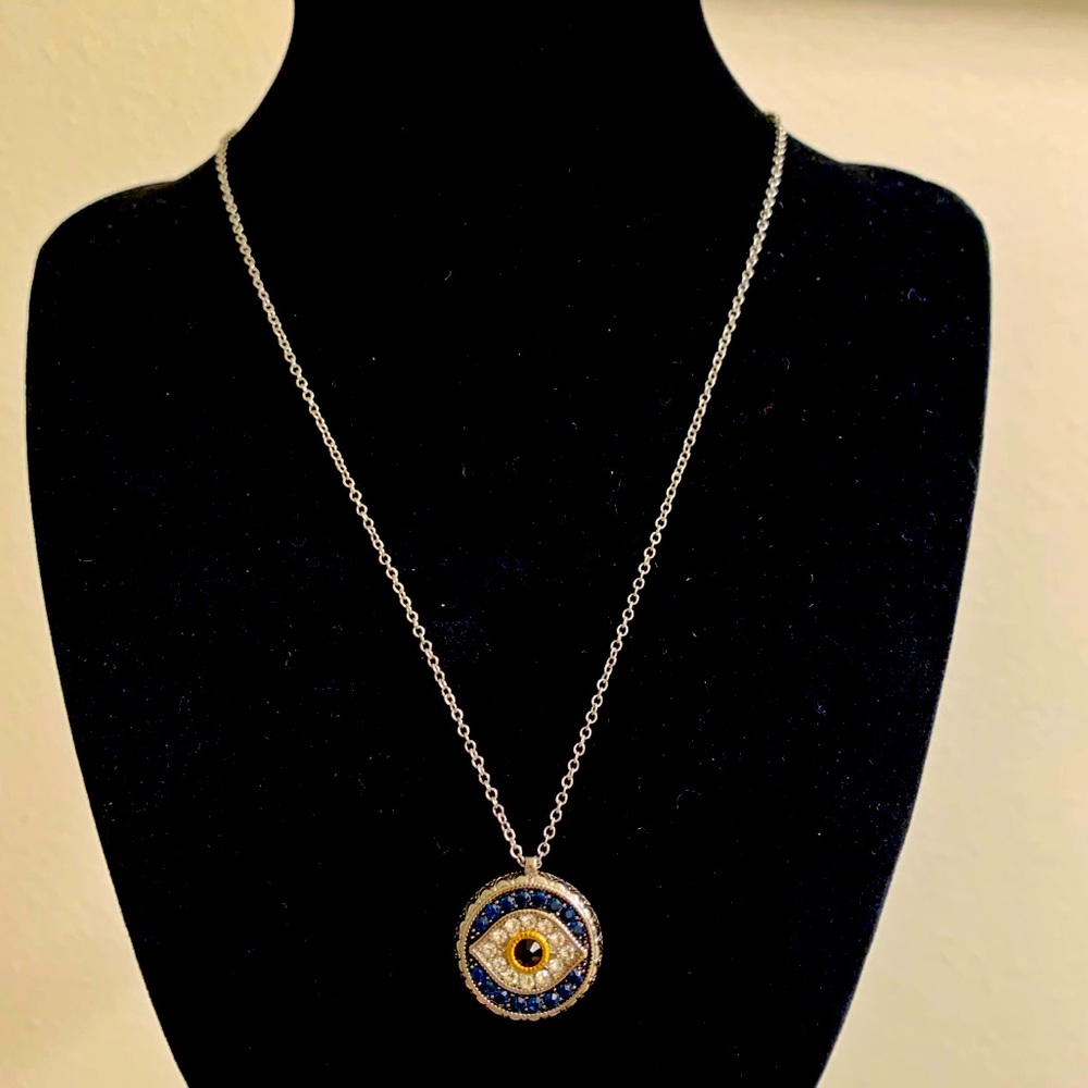 LUXURIES EVIL EYE PENDANT